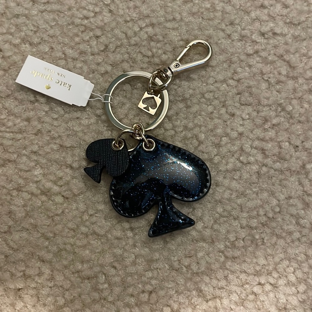 Navy Kate Spade Keychain